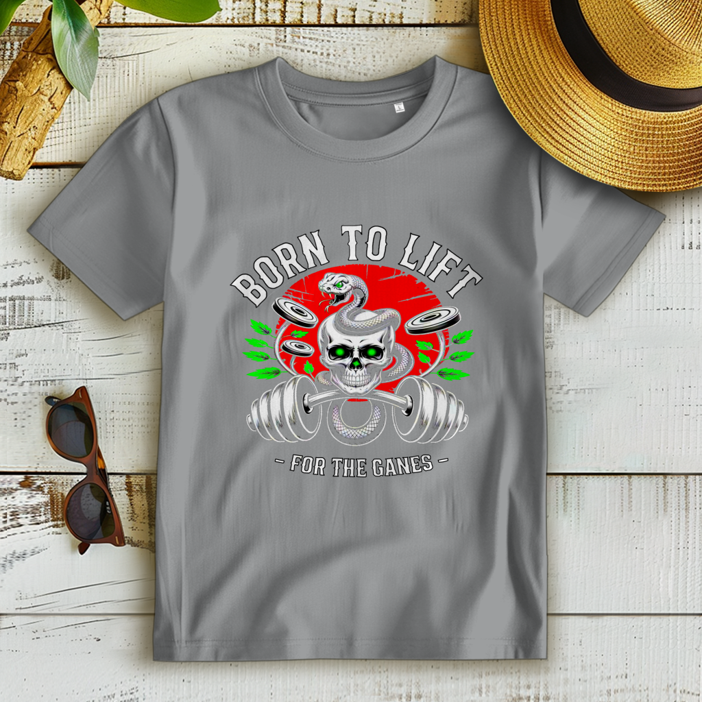Damen Premium Bio T-Shirt Born to Lift