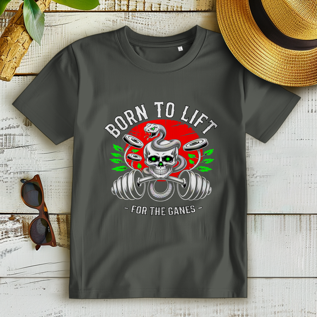 Damen Premium Bio T-Shirt Born to Lift
