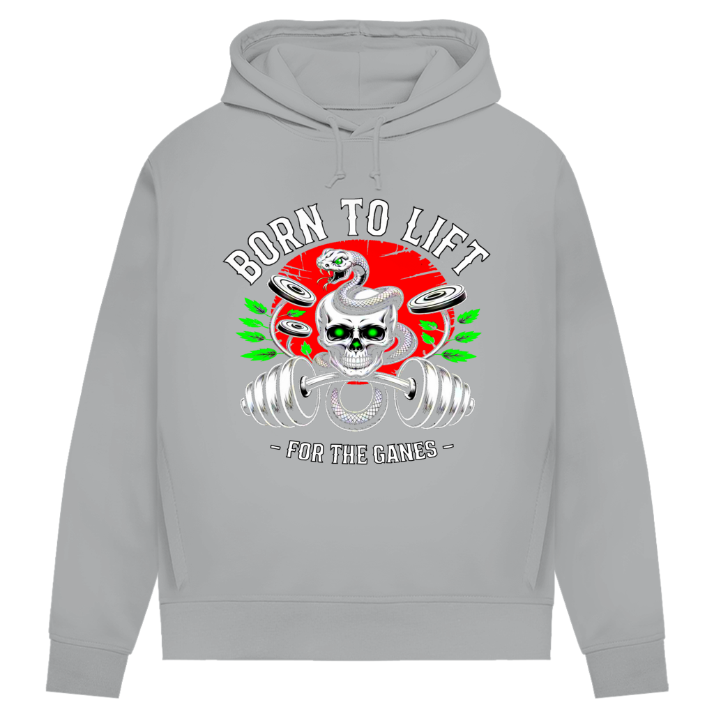 Damen Premium Bio Hoodie Born to Lift