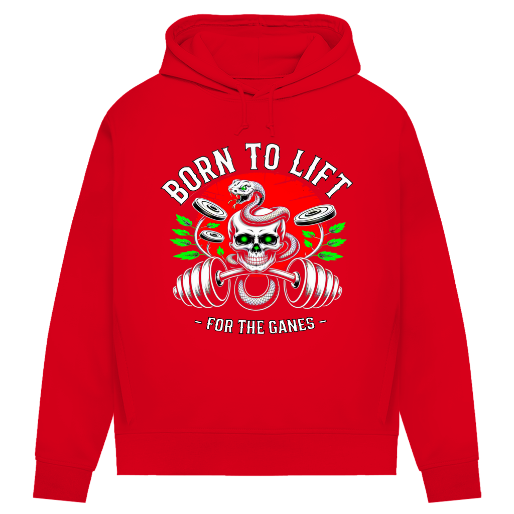 Damen Premium Bio Hoodie Born to Lift