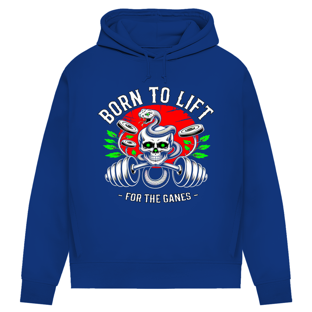 Damen Premium Bio Hoodie Born to Lift