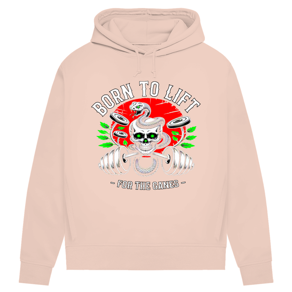 Damen Premium Bio Hoodie Born to Lift