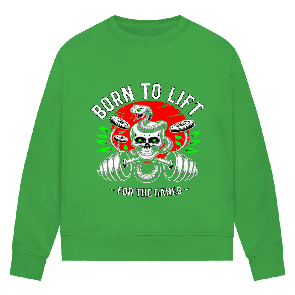 Damen Premium Bio Sweatshirt Born to Lift