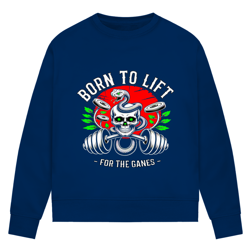 Damen Premium Bio Sweatshirt Born to Lift