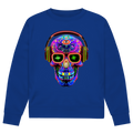 Herren Premium Bio Sweatshirt Skull Design