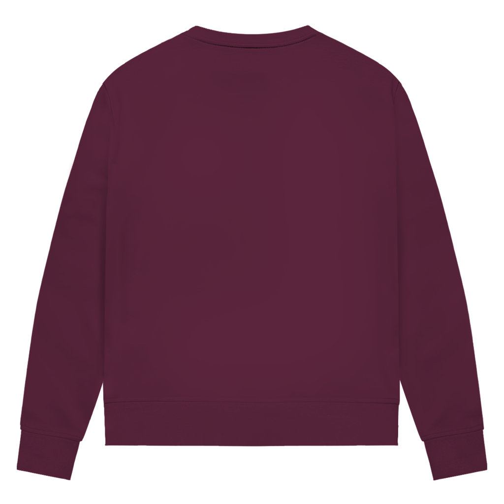 Damen Premium Bio Sweatshirt Skull Design