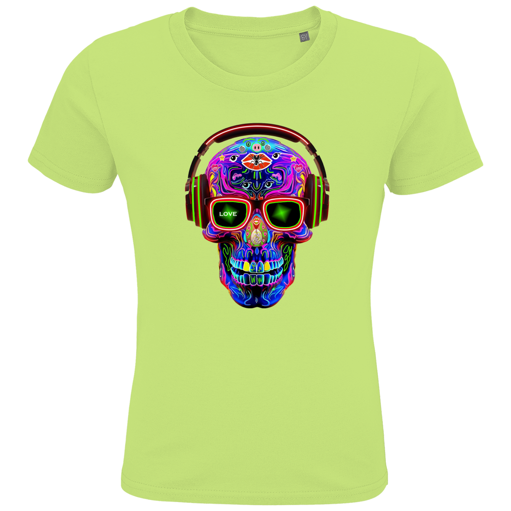 Kids Premium Bio T-Shirt Skull Design
