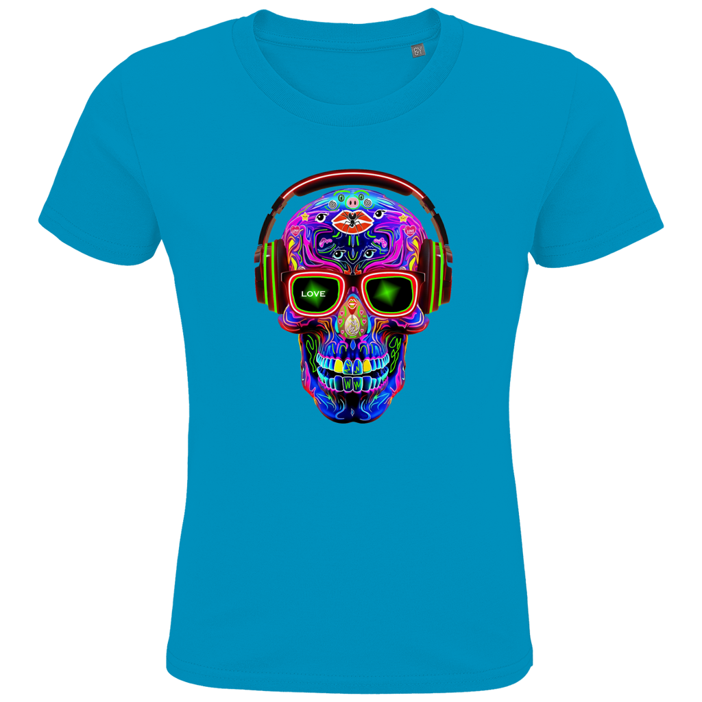 Kids Premium Bio T-Shirt Skull Design