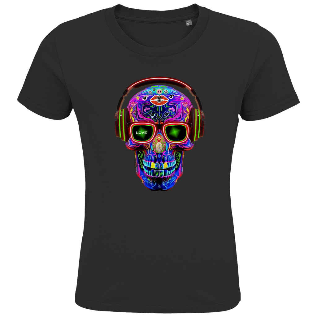 Kids Premium Bio T-Shirt Skull Design