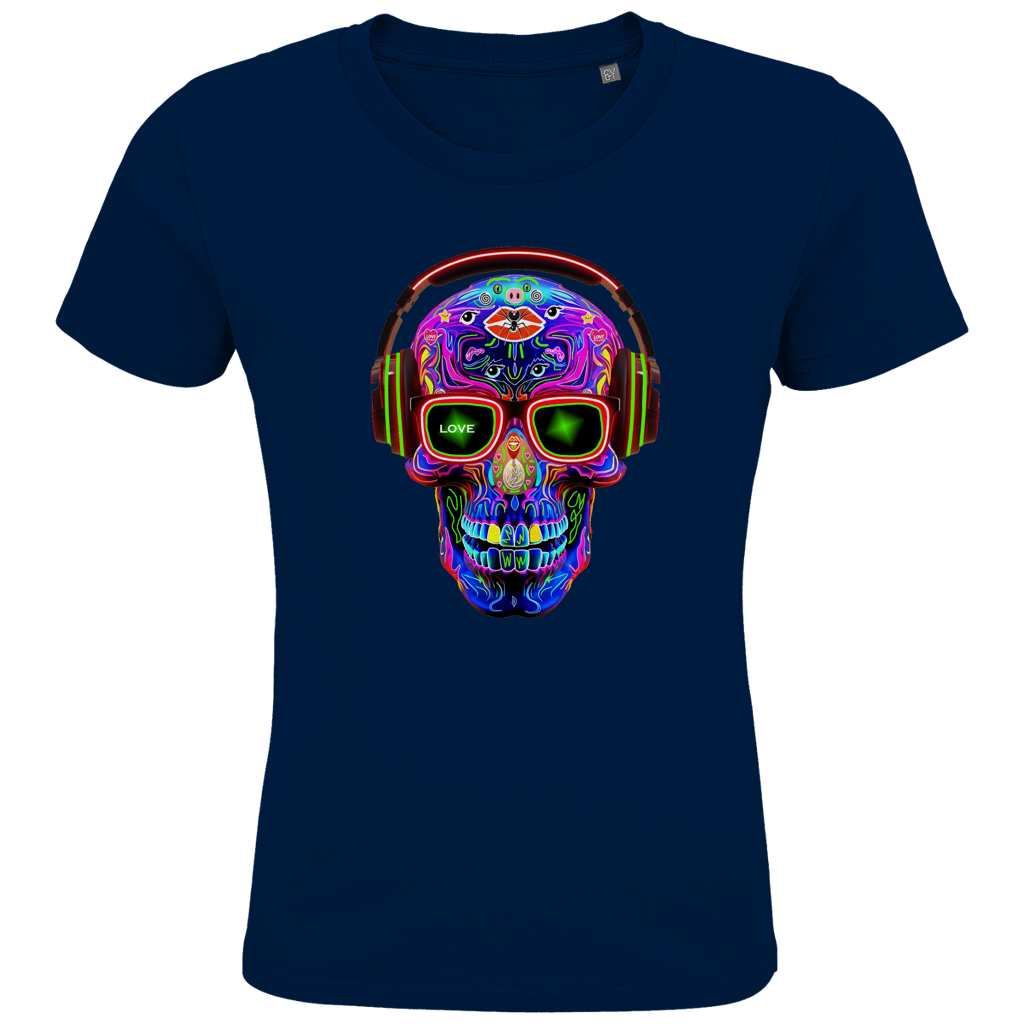 Kids Premium Bio T-Shirt Skull Design