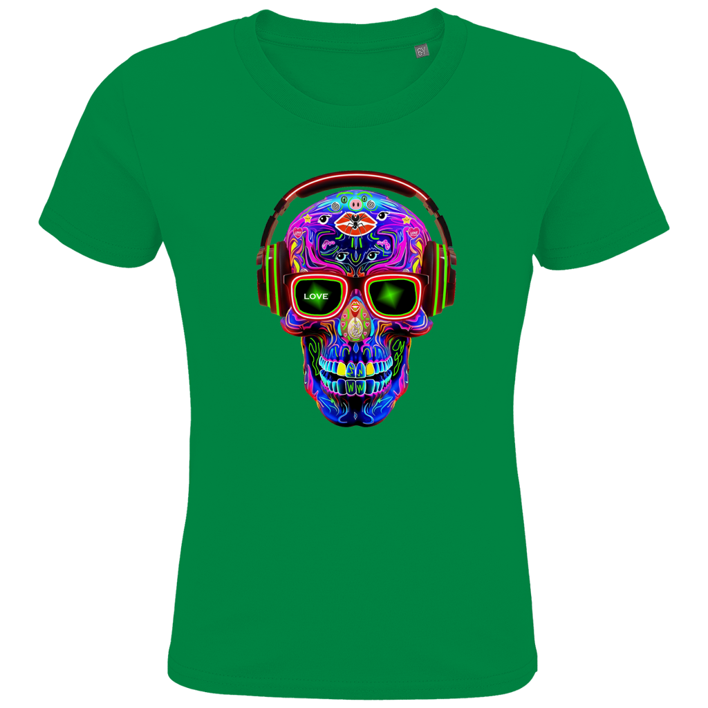 Kids Premium Bio T-Shirt Skull Design
