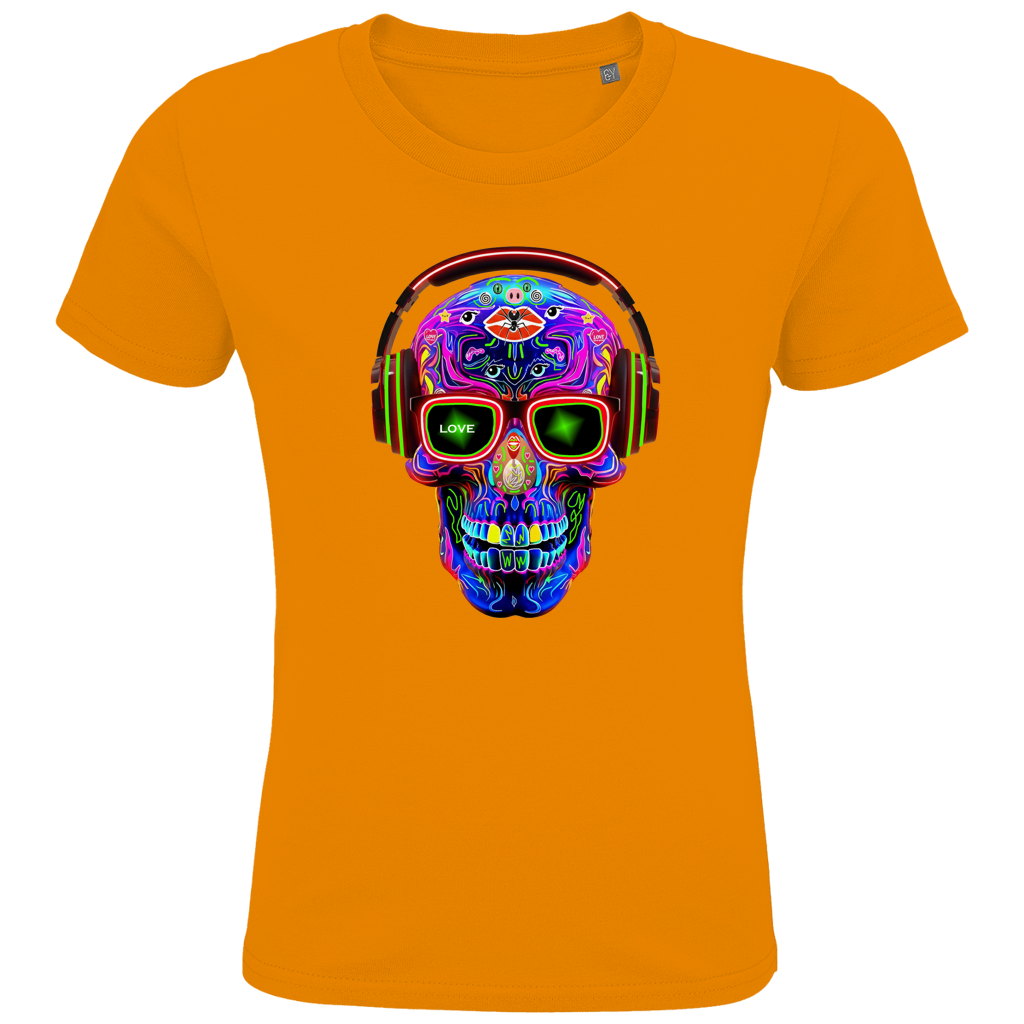 Kids Premium Bio T-Shirt Skull Design