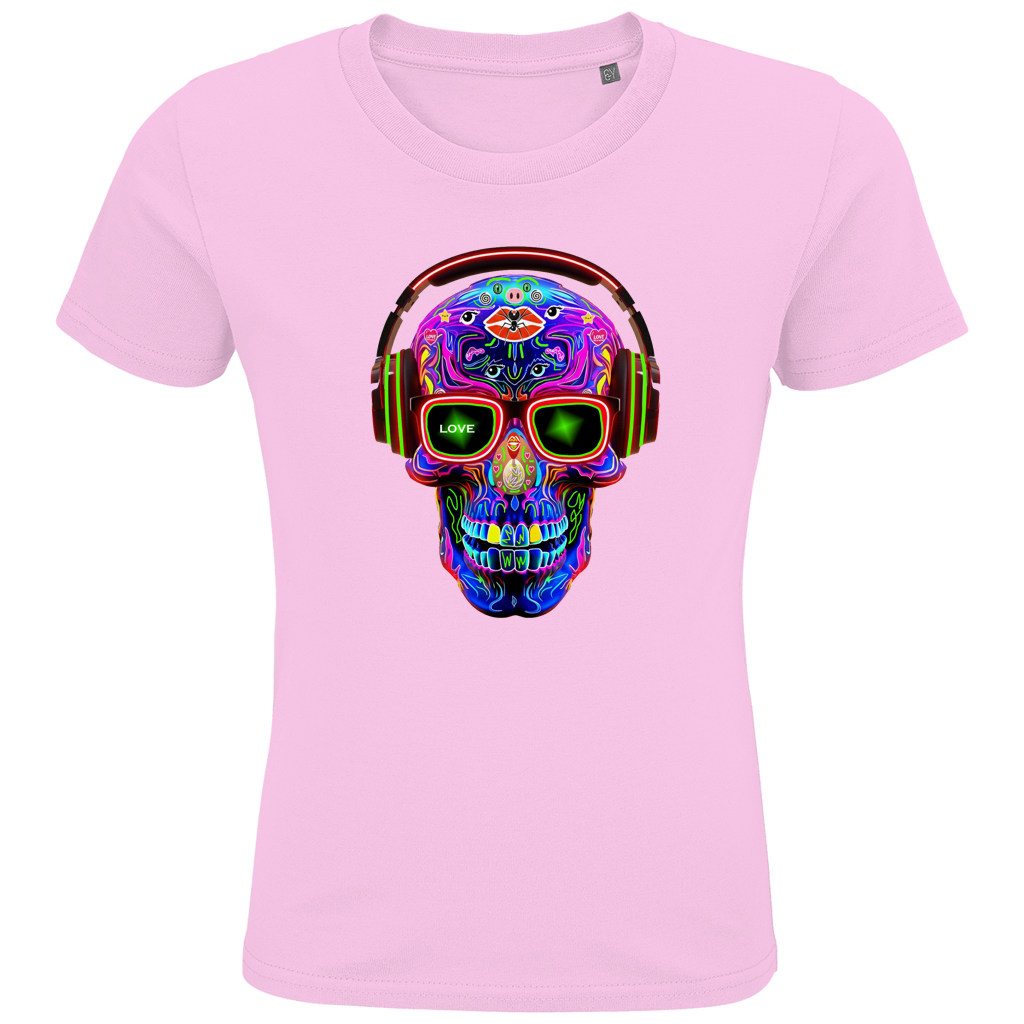 Kids Premium Bio T-Shirt Skull Design