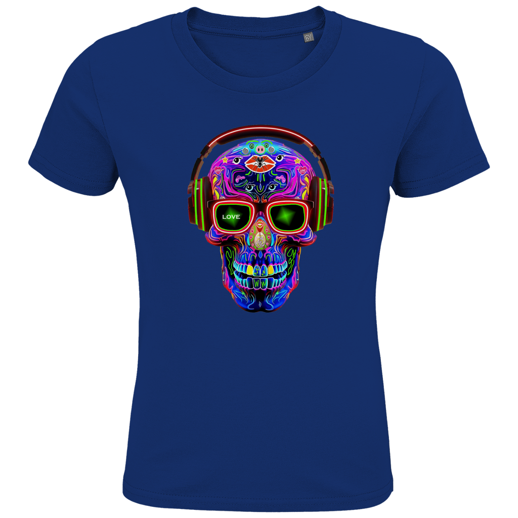 Kids Premium Bio T-Shirt Skull Design