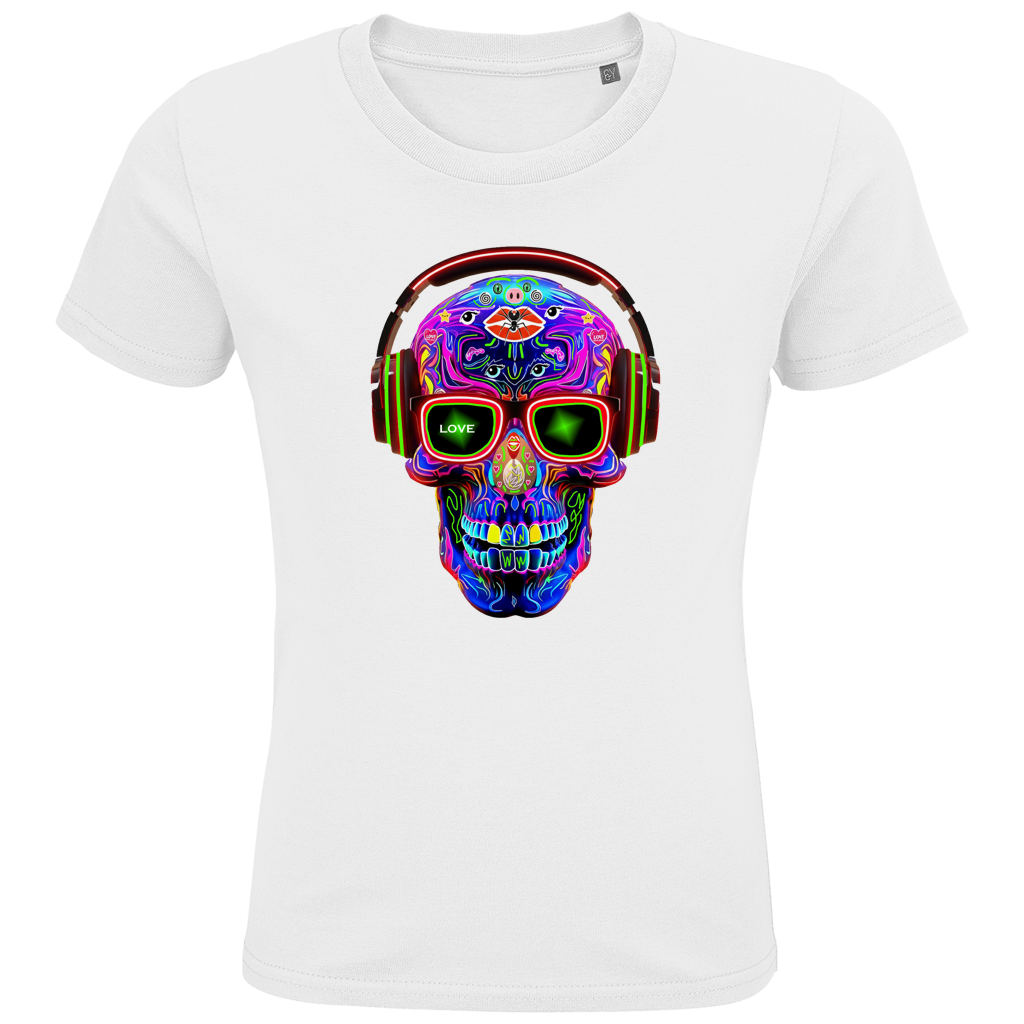 Kids Premium Bio T-Shirt Skull Design