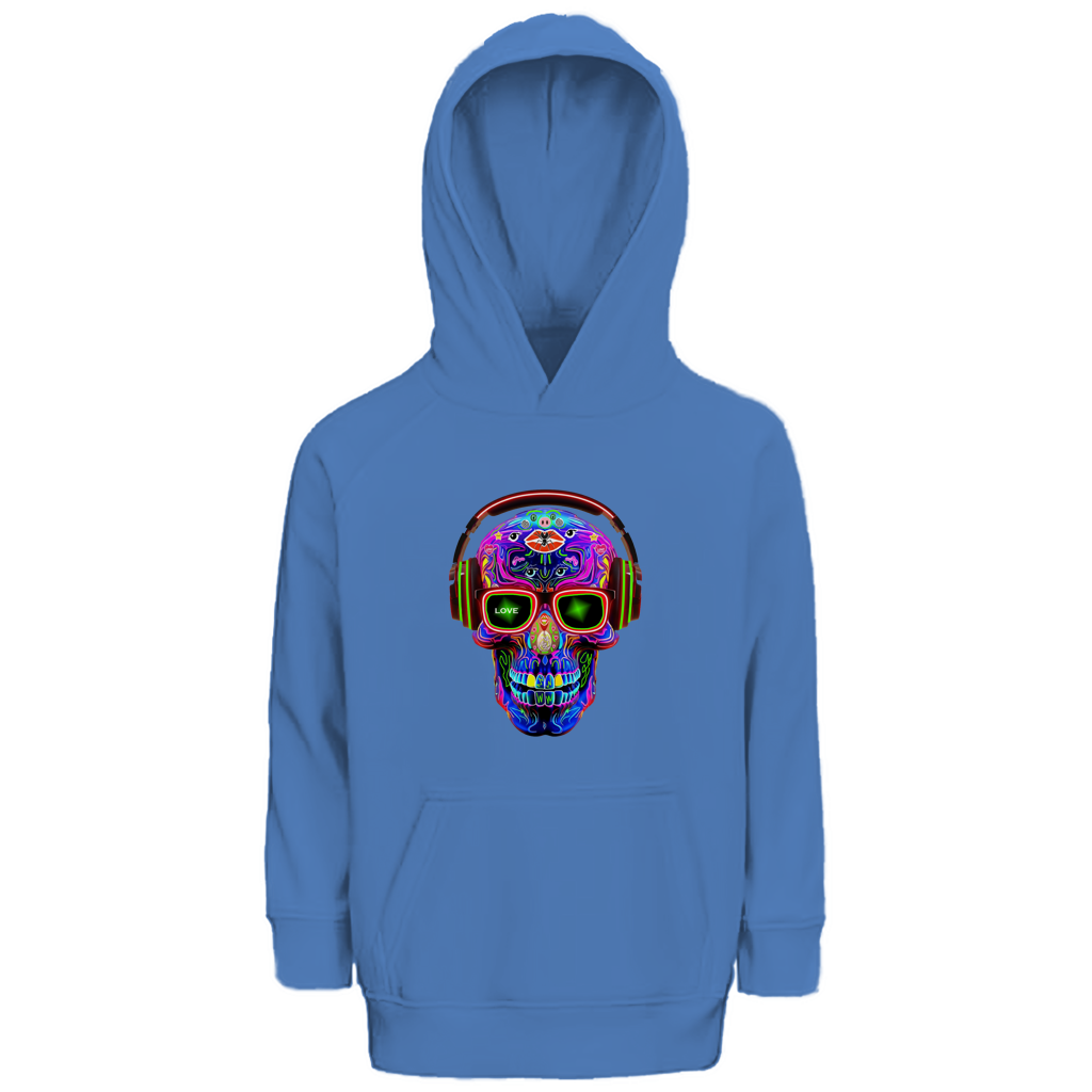 Kinder Premium Bio Hoodie Skull Design