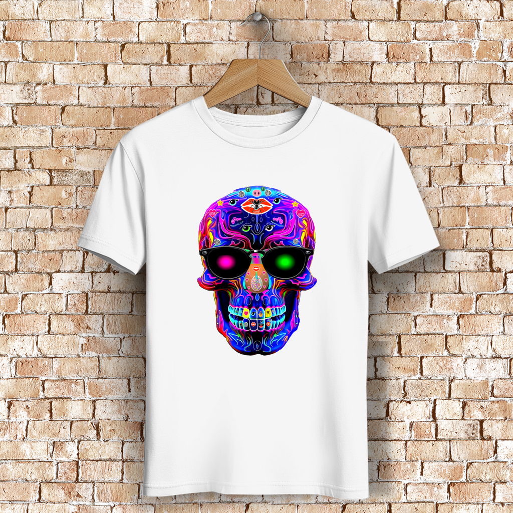 Herren Premium Bio T-Shirt Skull Designs
