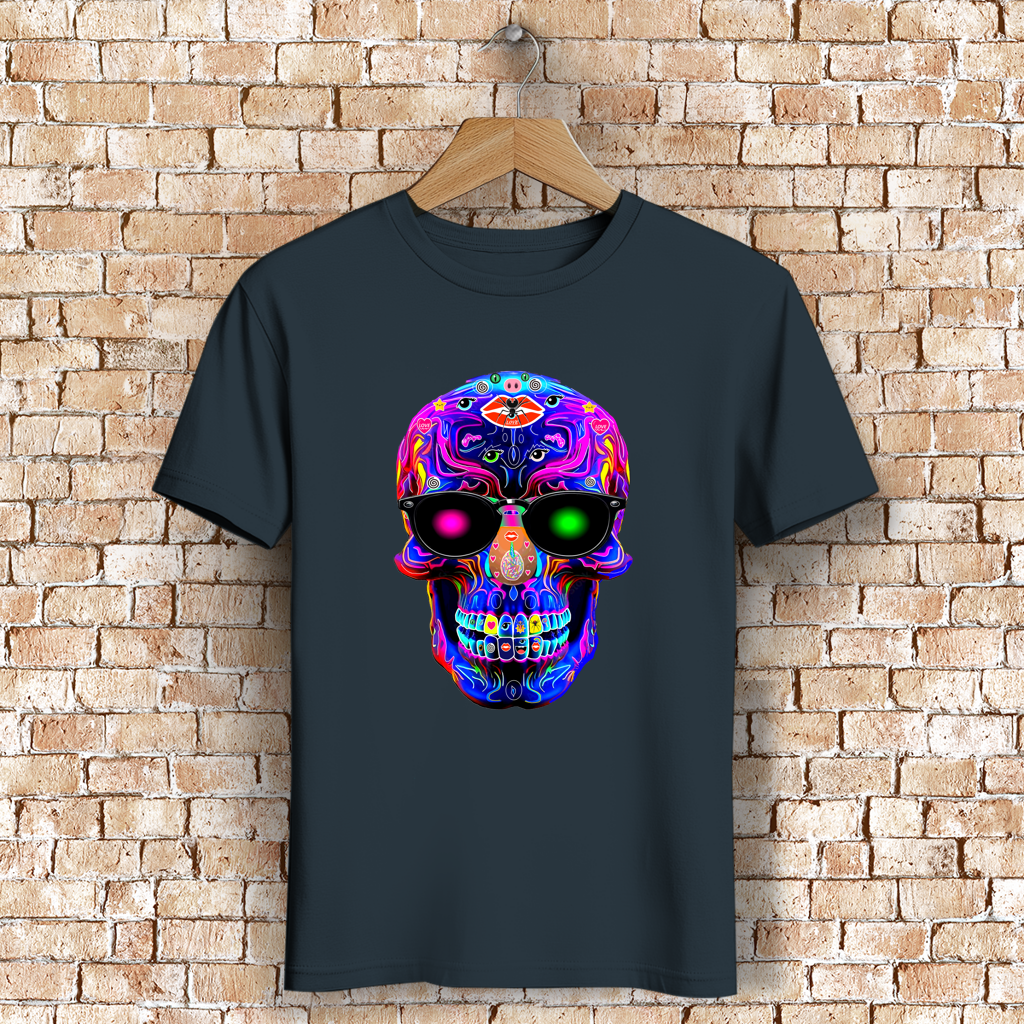 Herren Premium Bio T-Shirt Skull Designs