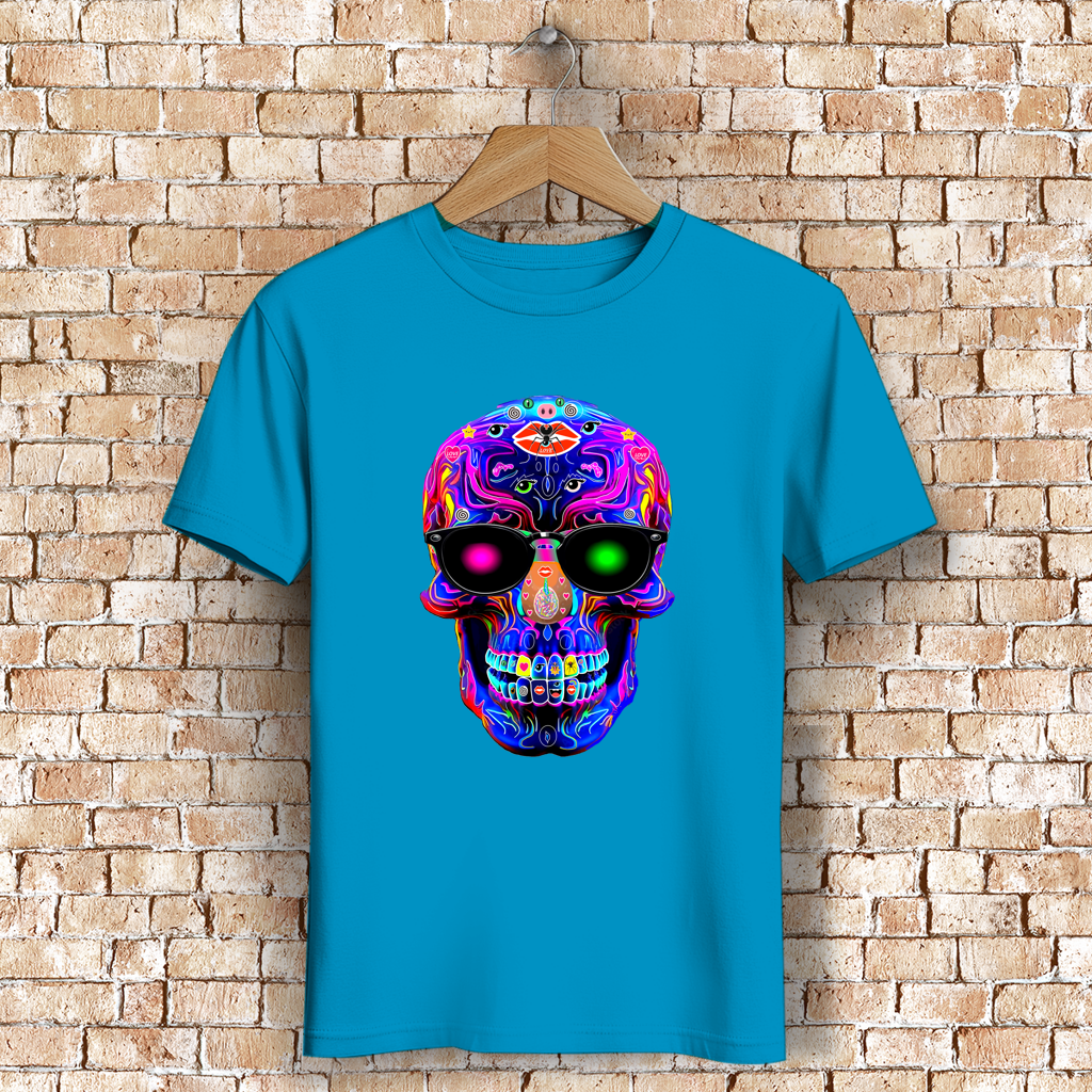 Herren Premium Bio T-Shirt Skull Designs