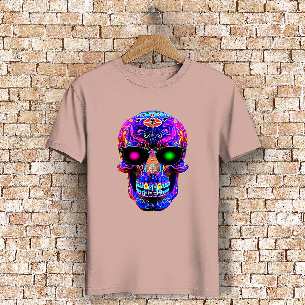 Herren Premium Bio T-Shirt Skull Designs