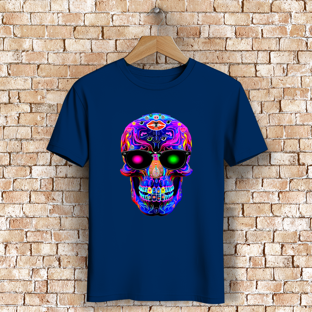 Herren Premium Bio T-Shirt Skull Designs