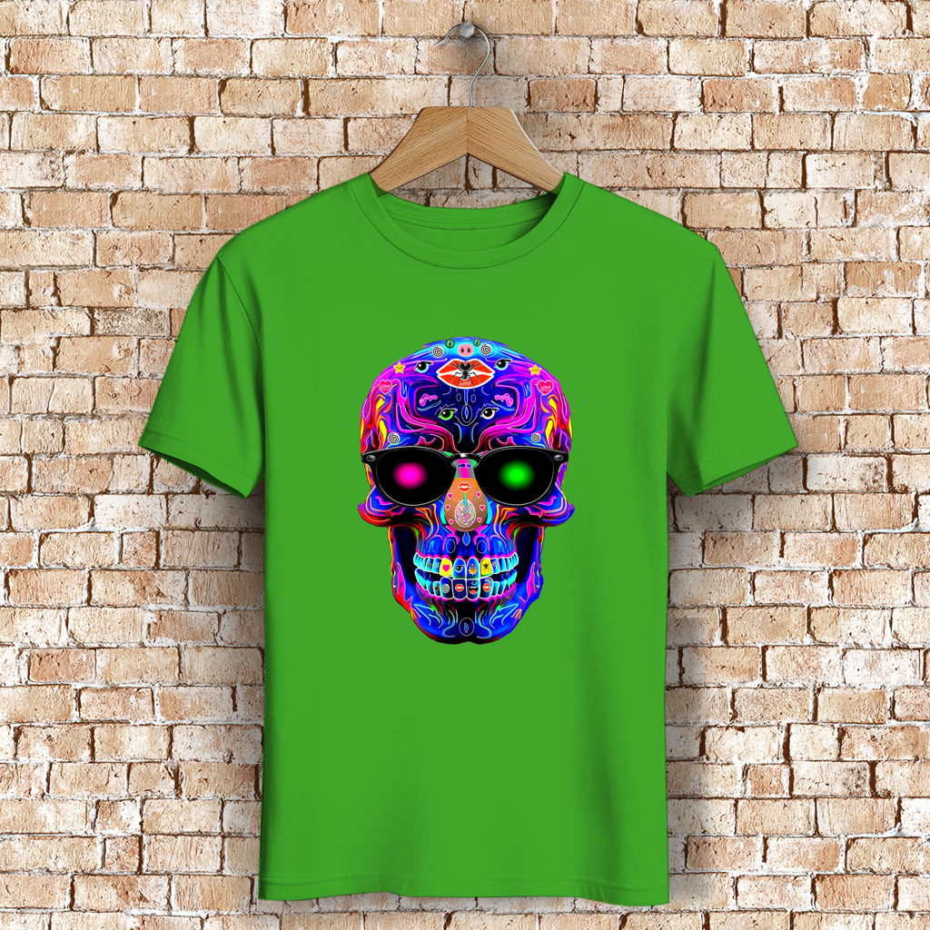 Herren Premium Bio T-Shirt Skull Designs