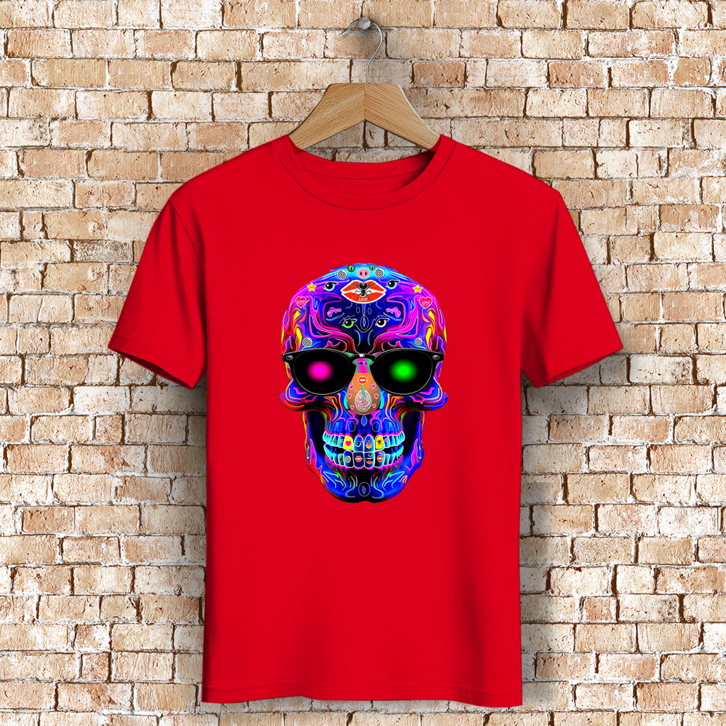 Herren Premium Bio T-Shirt Skull Designs