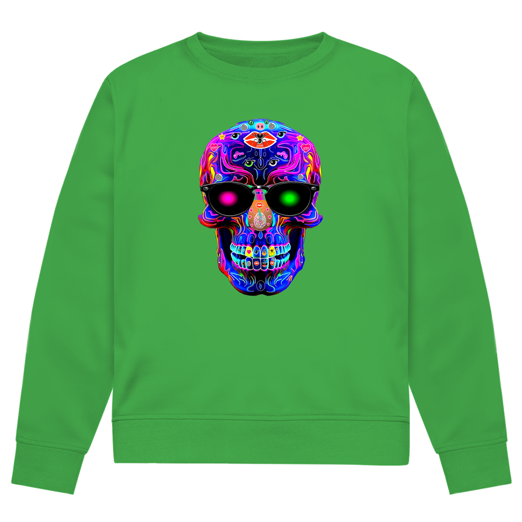 Herren Premium Bio Sweatshirt Skull Designs