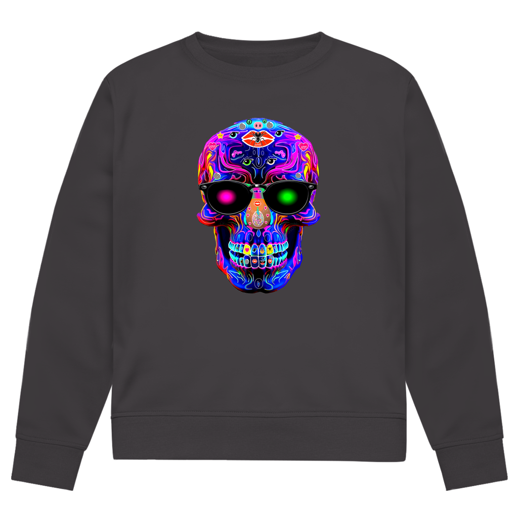 Herren Premium Bio Sweatshirt Skull Designs