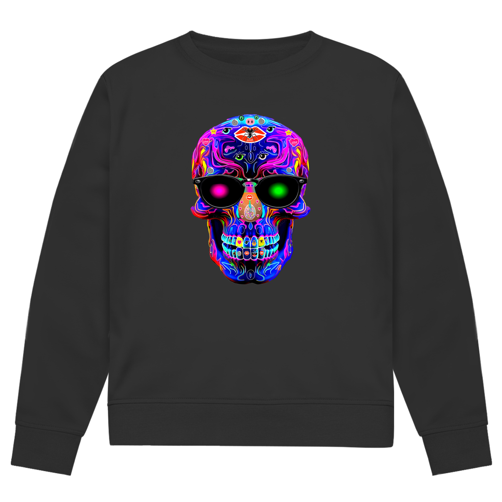 Herren Premium Bio Sweatshirt Skull Designs