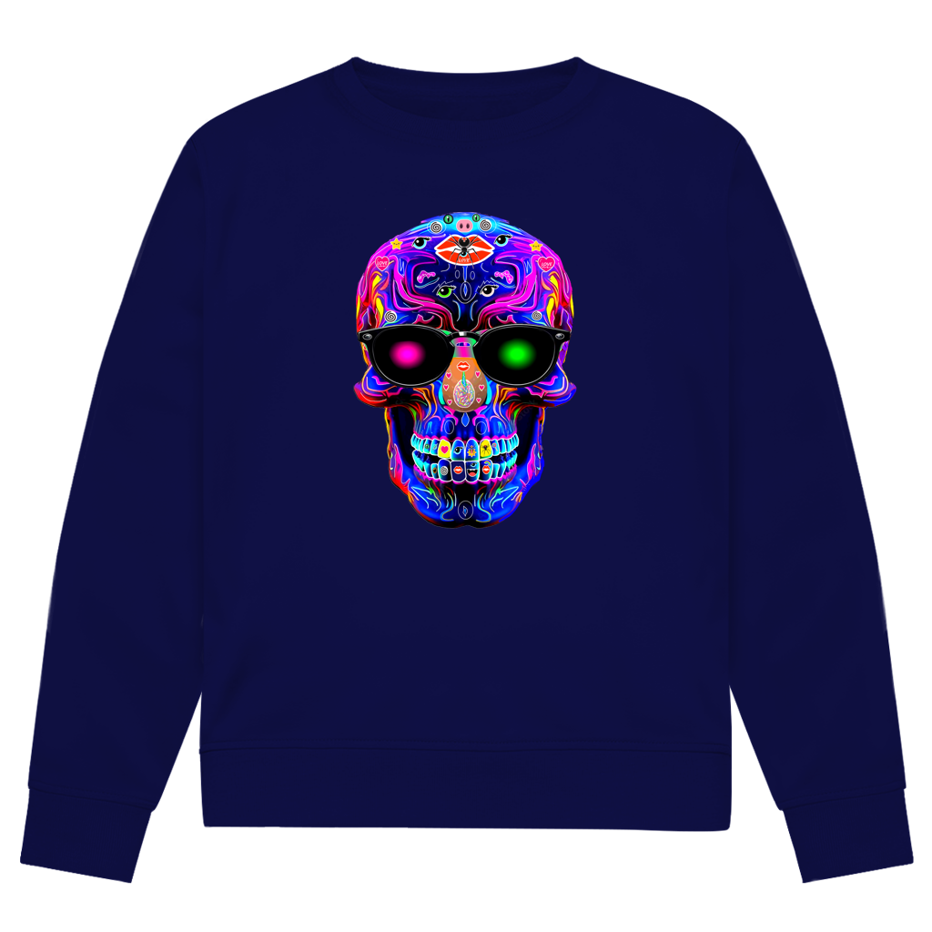Herren Premium Bio Sweatshirt Skull Designs