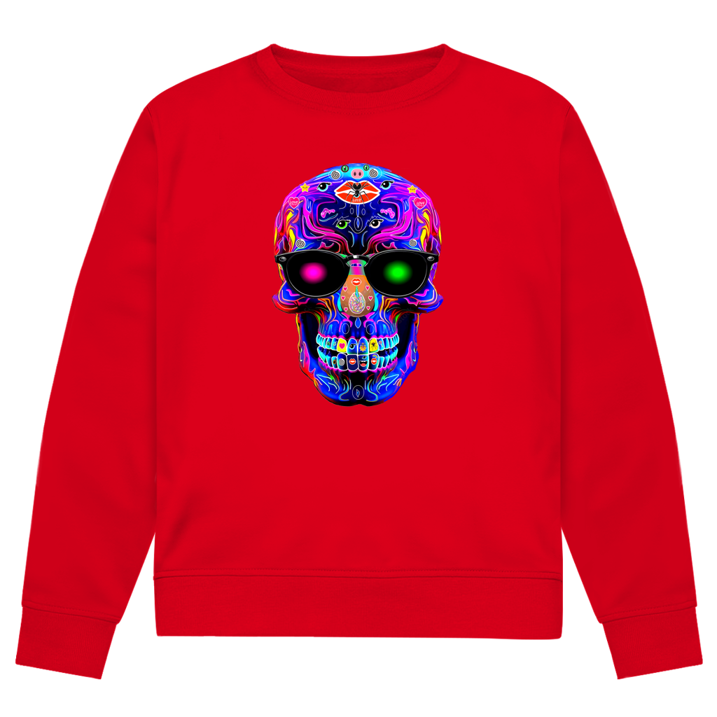 Herren Premium Bio Sweatshirt Skull Designs