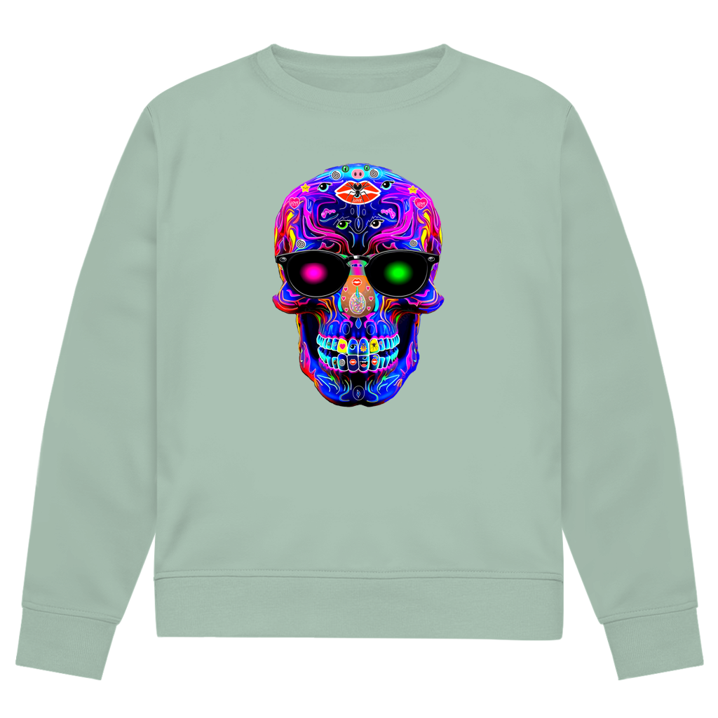 Herren Premium Bio Sweatshirt Skull Designs