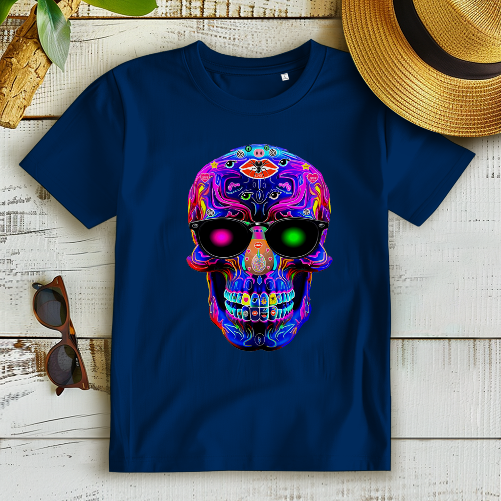Damen Premium Bio T-Shirt Skull Designs