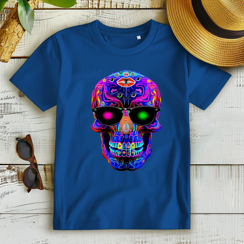 Damen Premium Bio T-Shirt Skull Designs