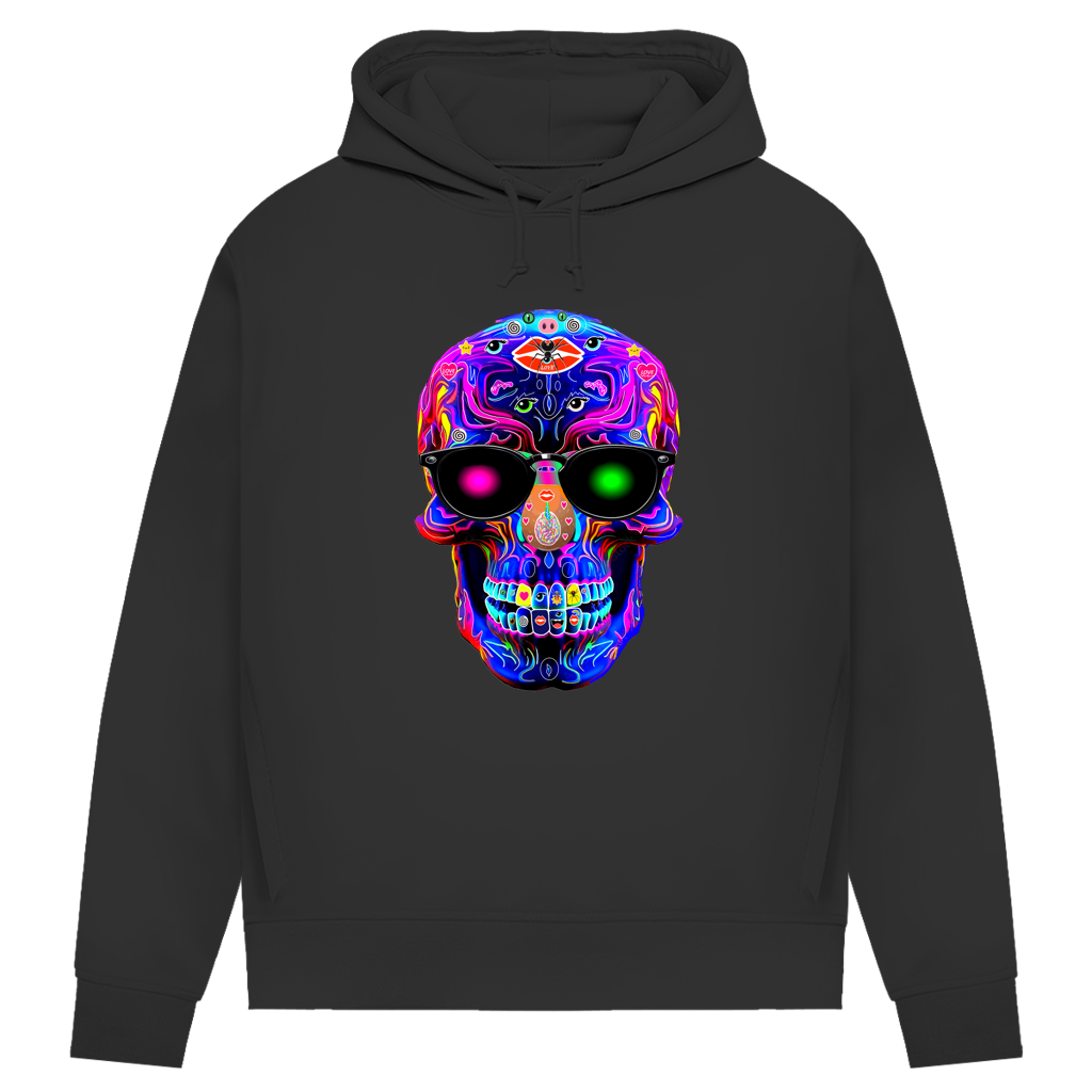 Damen Premium Bio Hoodie Skull Designs