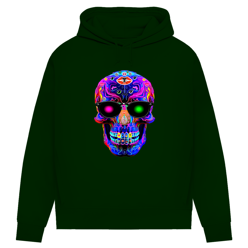 Damen Premium Bio Hoodie Skull Designs