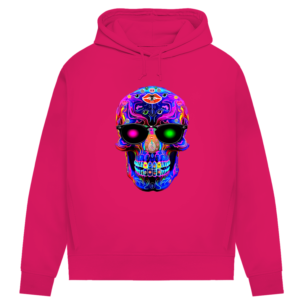 Damen Premium Bio Hoodie Skull Designs