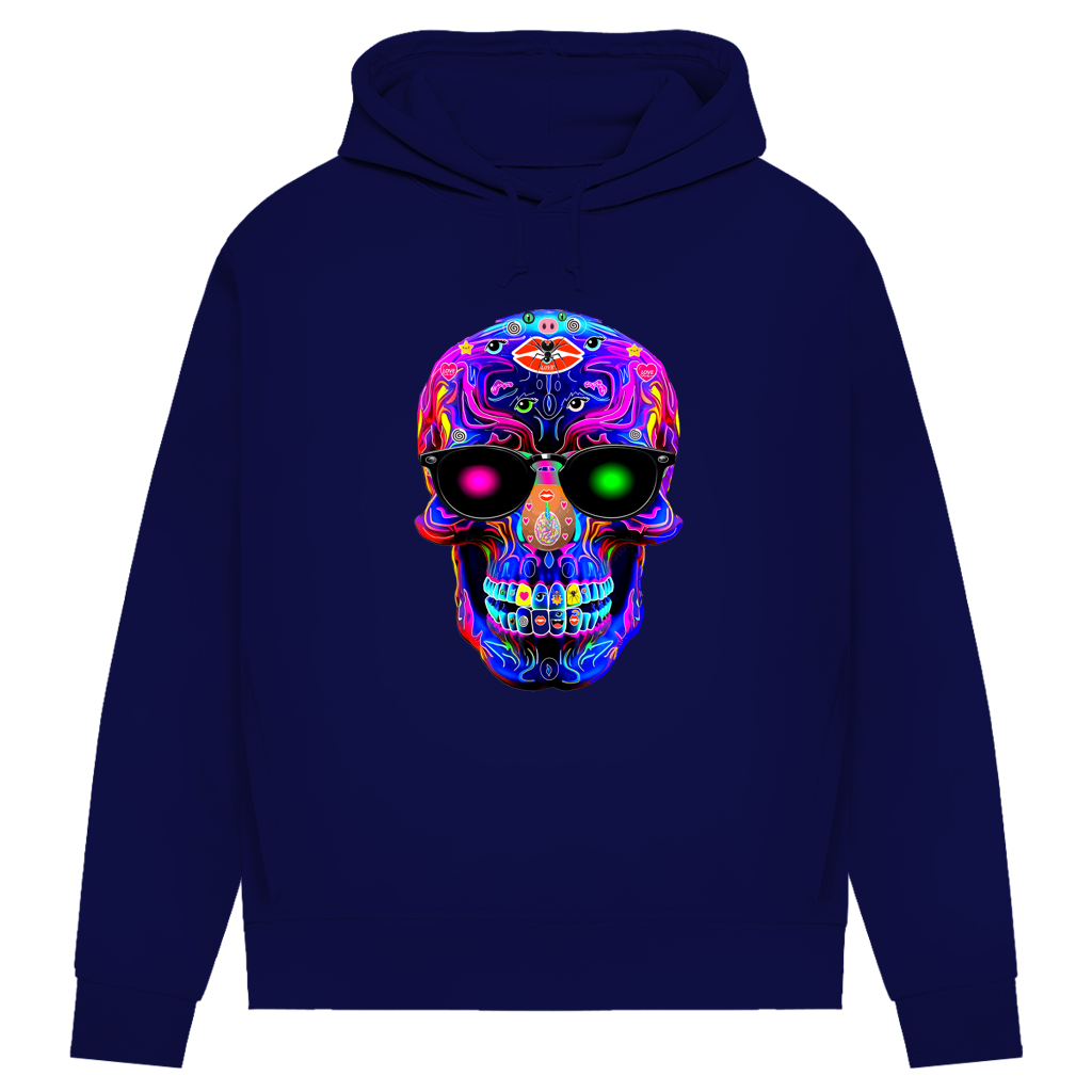 Damen Premium Bio Hoodie Skull Designs
