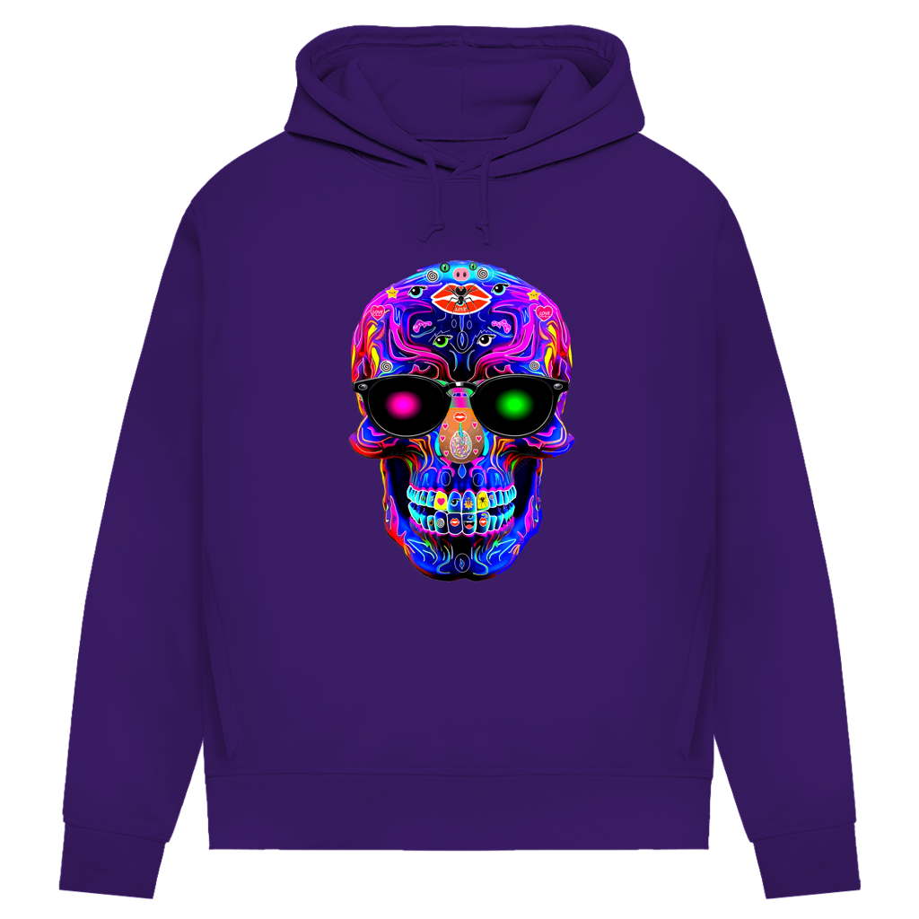 Damen Premium Bio Hoodie Skull Designs