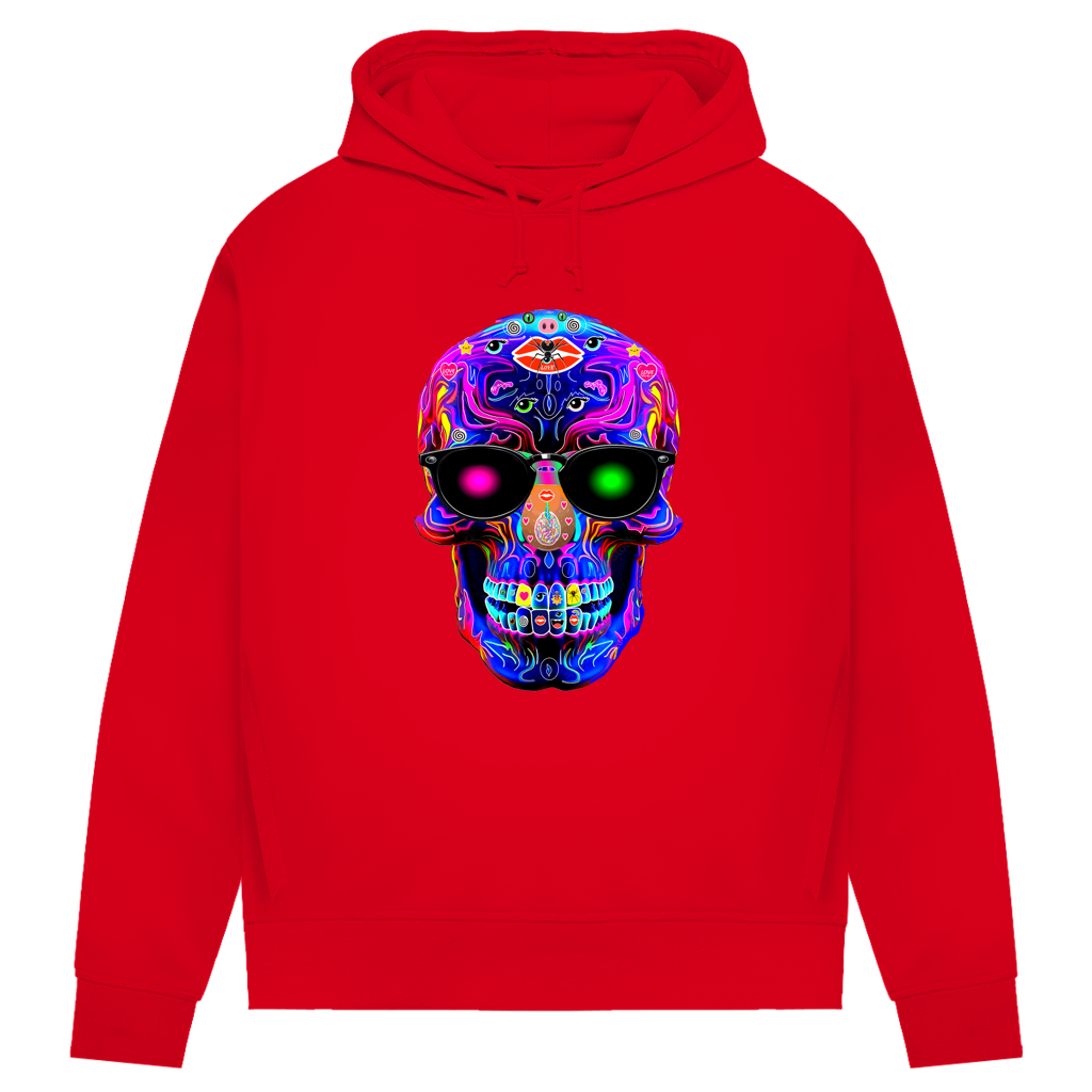 Damen Premium Bio Hoodie Skull Designs