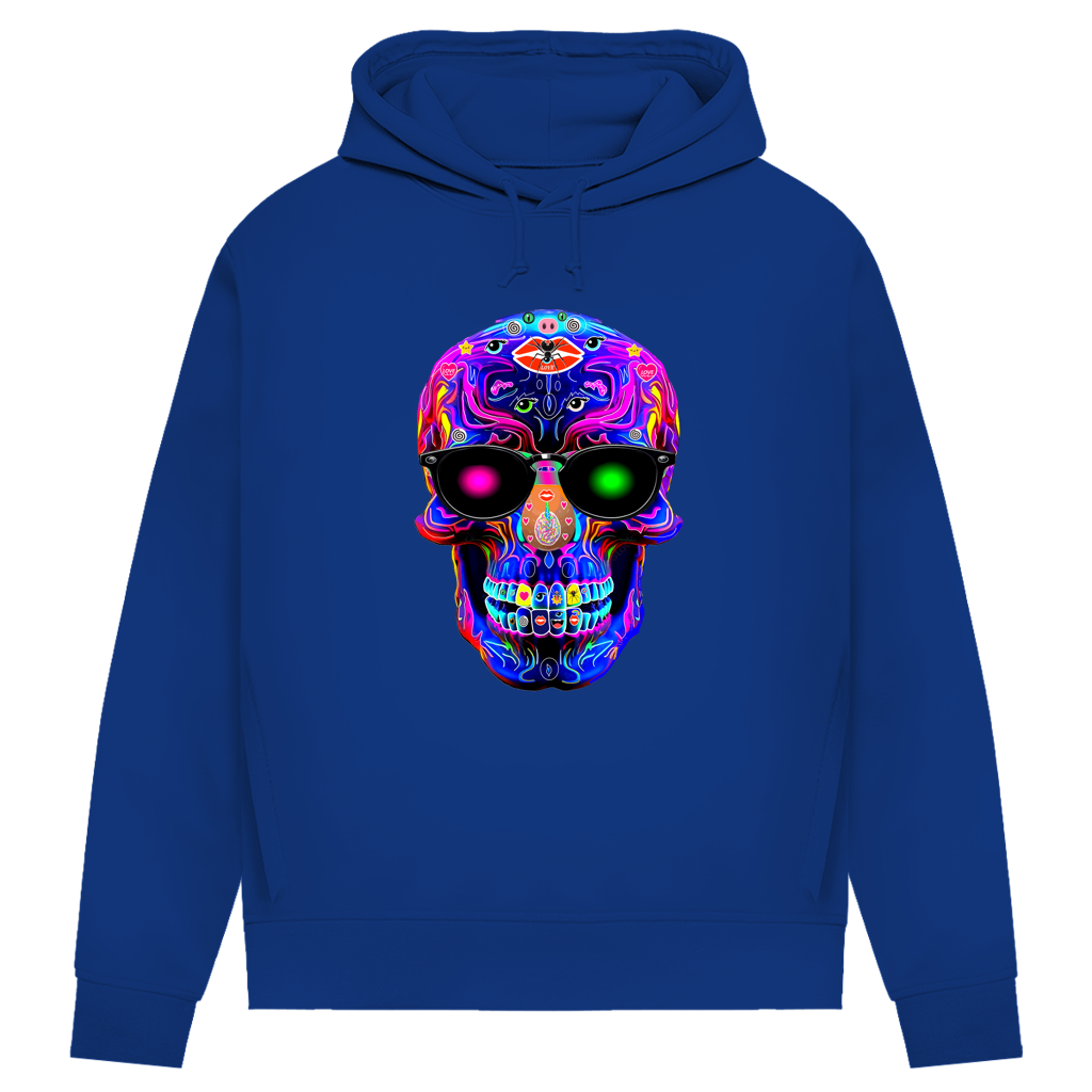 Damen Premium Bio Hoodie Skull Designs