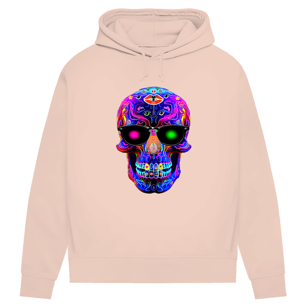 Damen Premium Bio Hoodie Skull Designs