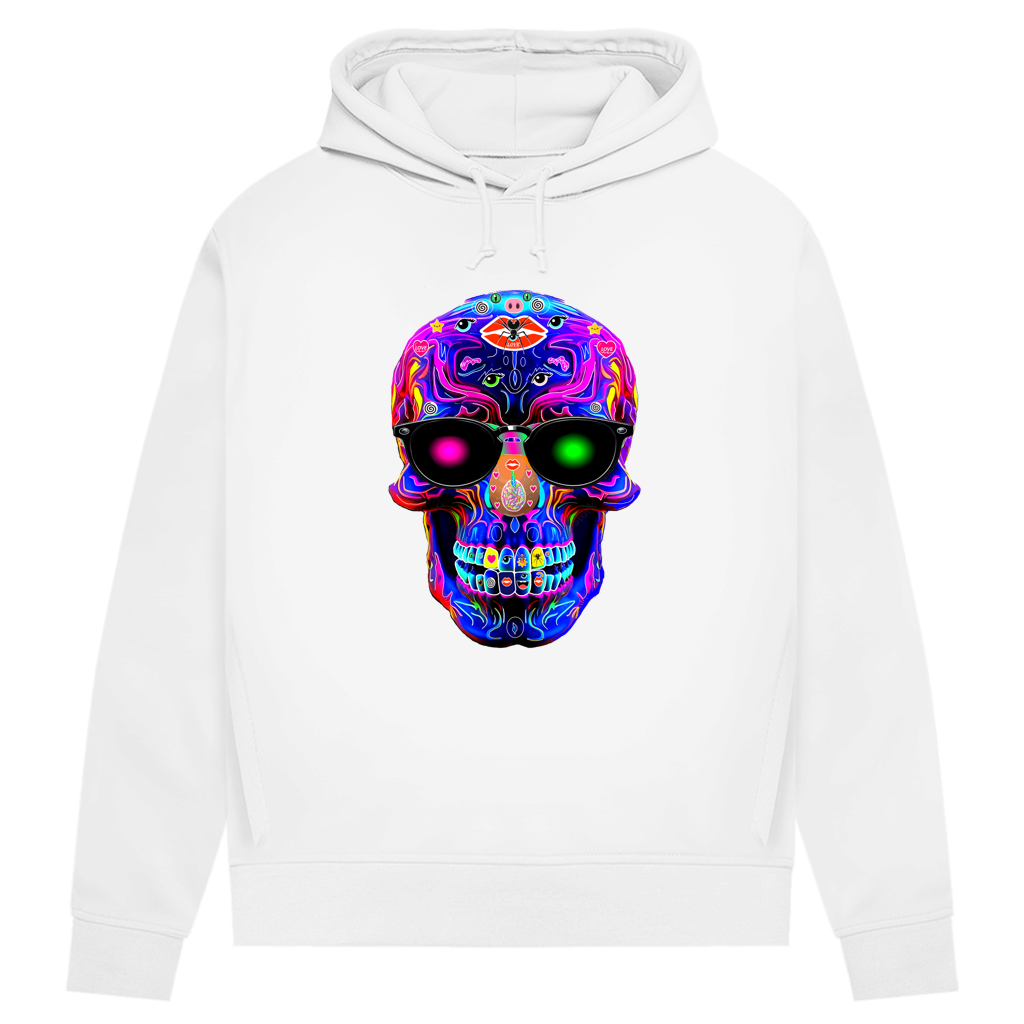 Damen Premium Bio Hoodie Skull Designs