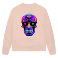 Damen Premium Bio Sweatshirt Skull Designs