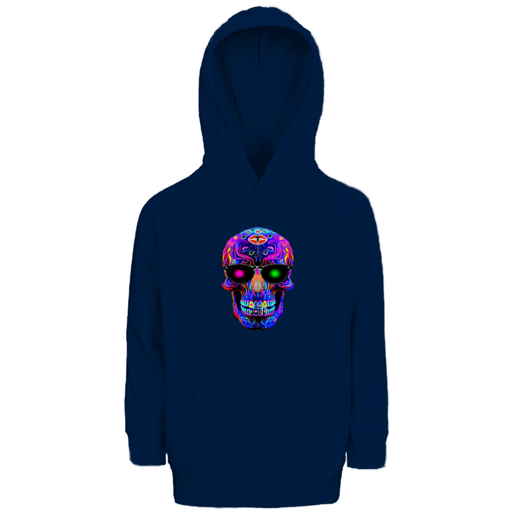 Kinder Premium Bio Hoodie Skull Designs