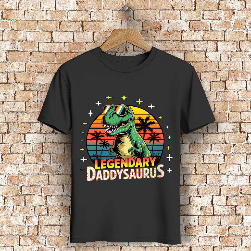 Herren Premium Bio T-Shirt Daddysaurus
