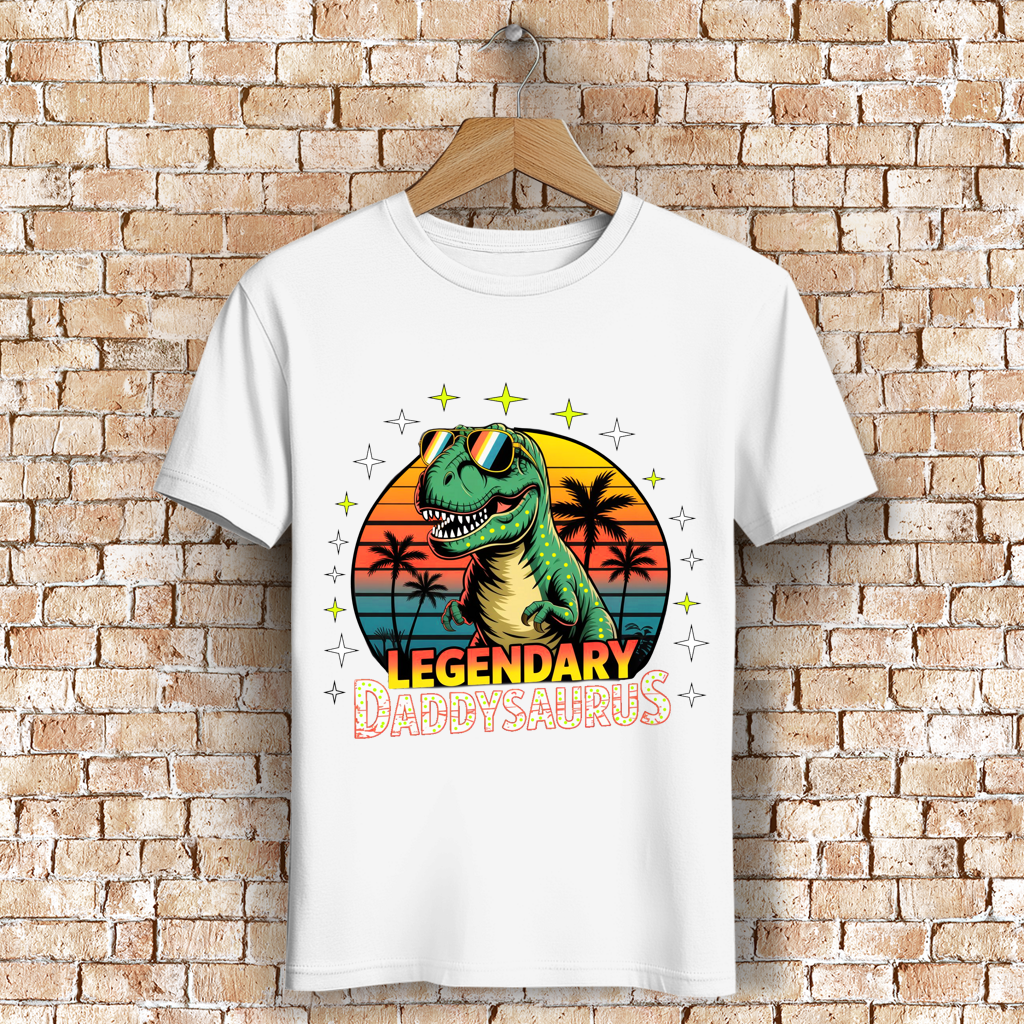 Herren Premium Bio T-Shirt Daddysaurus