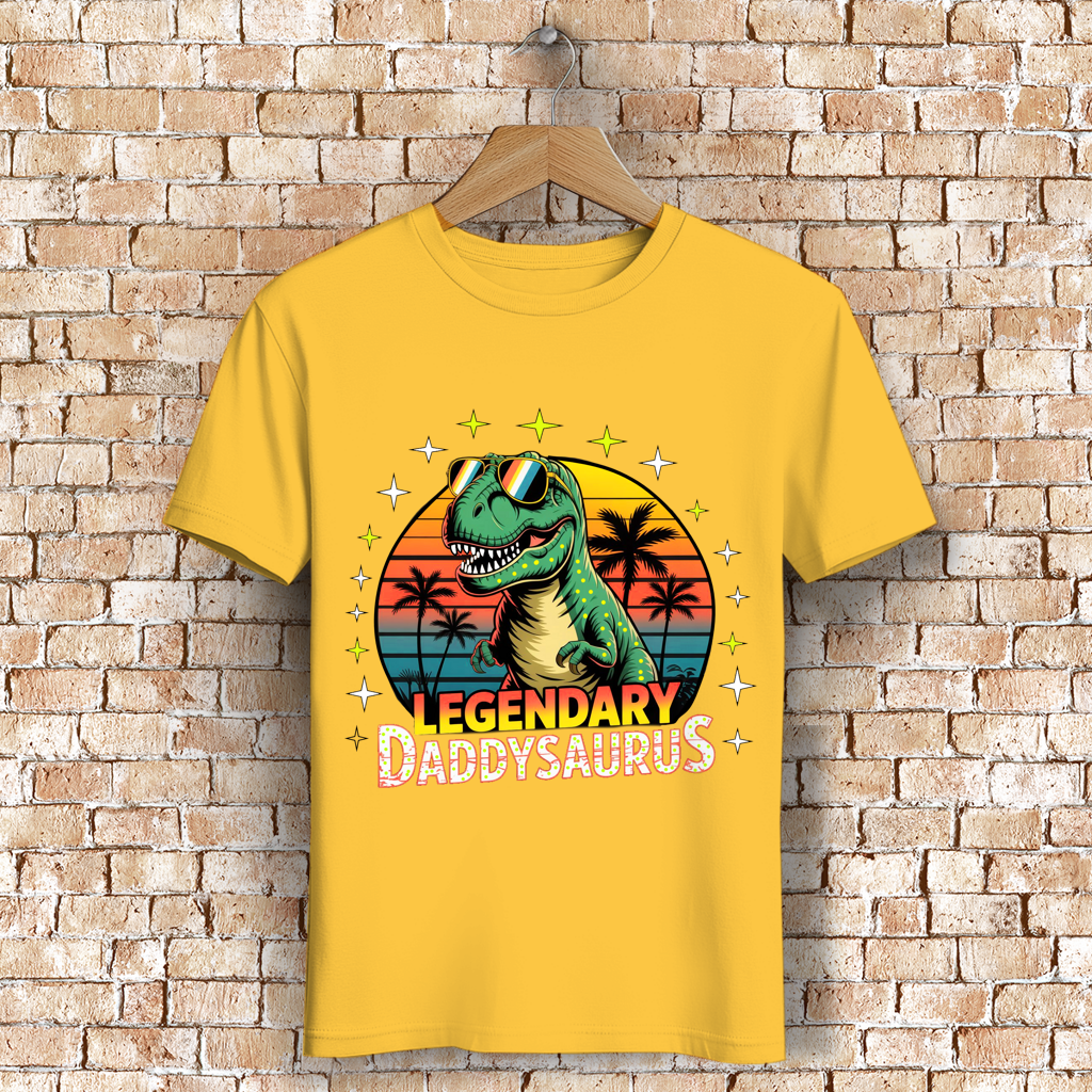 Herren Premium Bio T-Shirt Daddysaurus