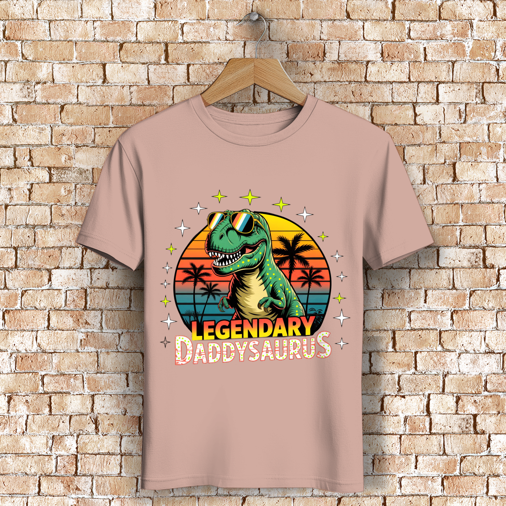 Herren Premium Bio T-Shirt Daddysaurus